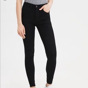 AE Black jeggings